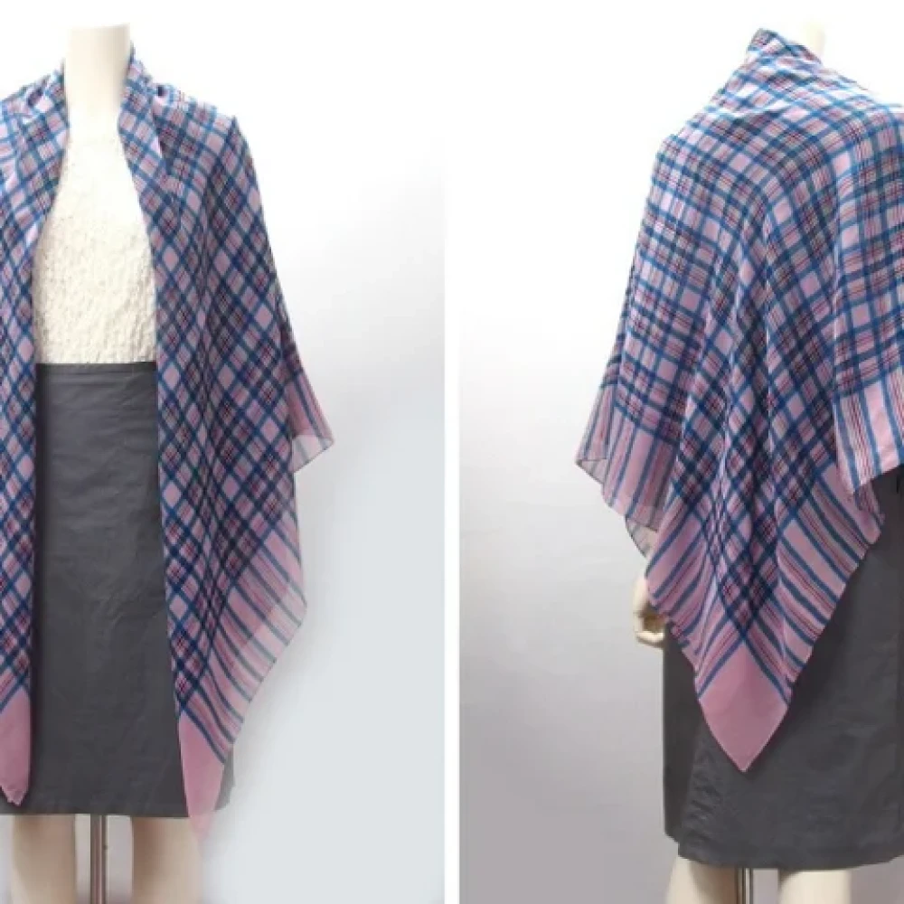 Chanel Vintage Pre-owned Silk scarves Pink Dames