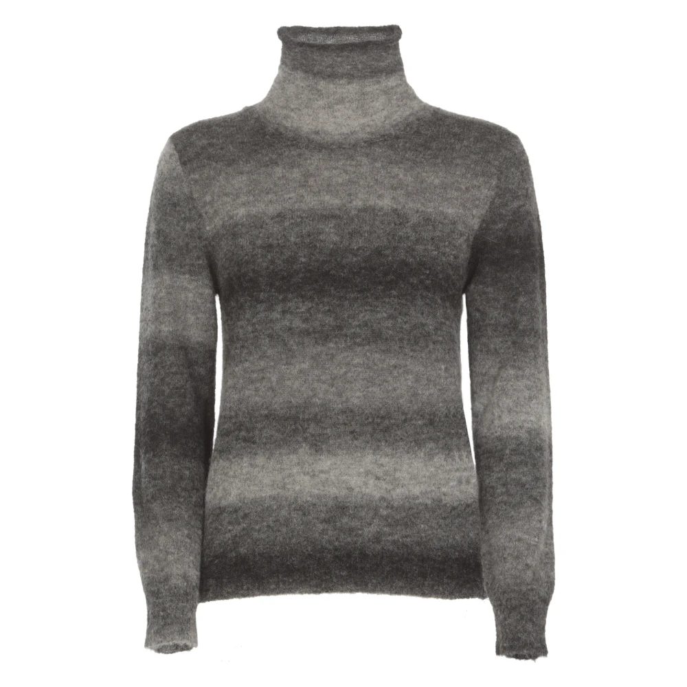 Kangra Kasjmier Alpaca Hoge Hals Trui Gray Dames