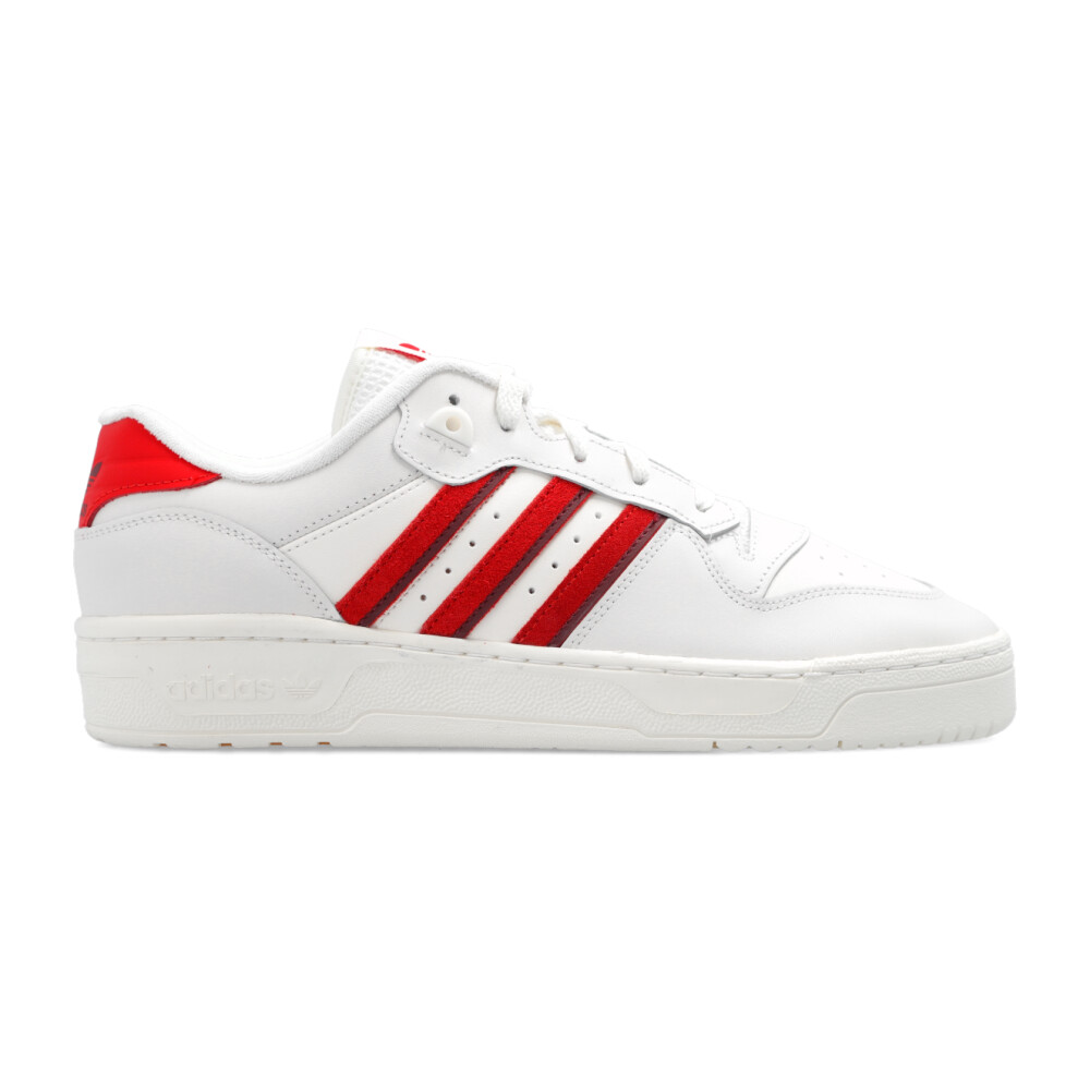 Adidas originals rivalry low hotsell sneakers in triple white