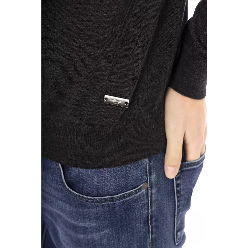 Baldinini Turtleneck Trui Brown Heren