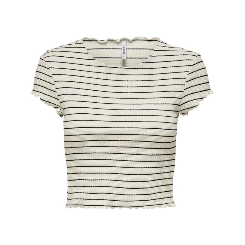 Only - Tops > T-Shirts - Beige - Only - Modalova