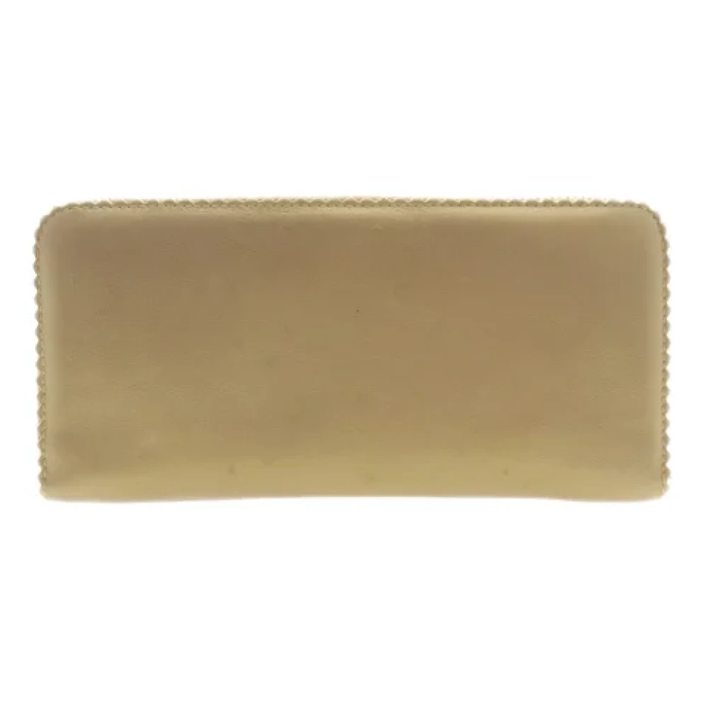 Loewe Pre-owned Leather wallets Yellow Dames
