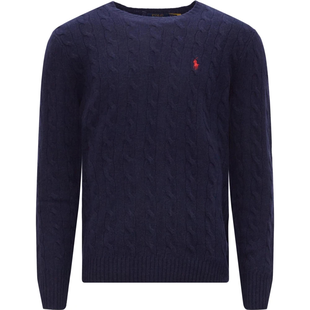 Ralph Lauren Ull Kashmir Tröja Blue, Herr