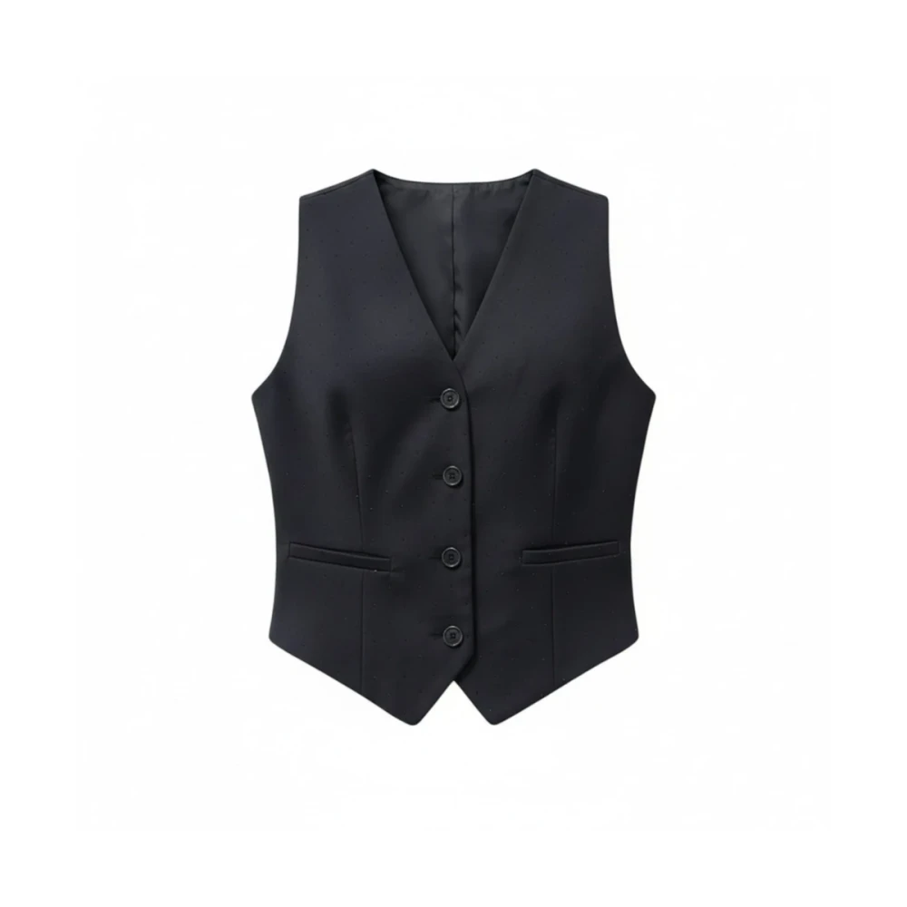 Liu Jo Vrouw Zwart Jassen Dames, L, Polyester, Tops