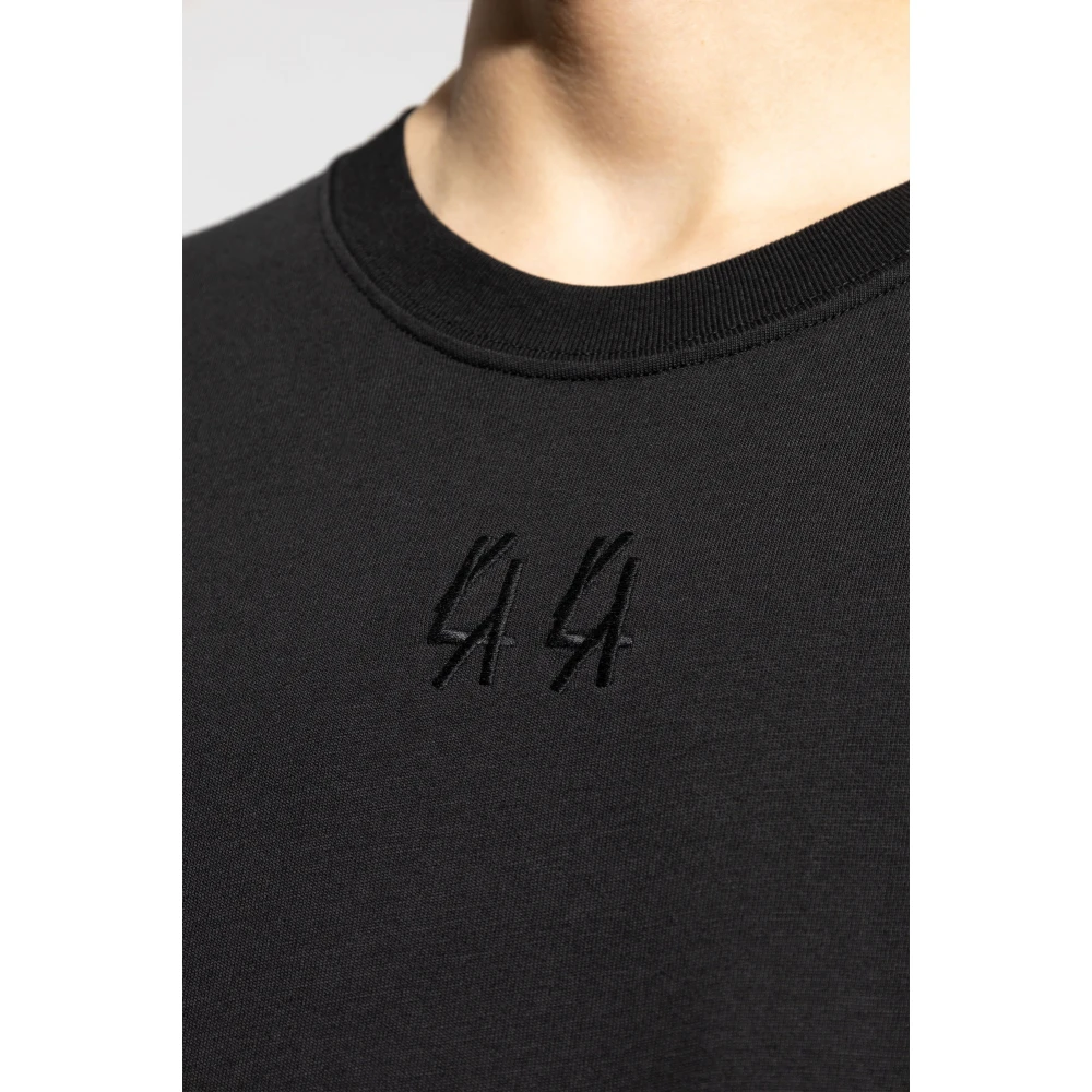 44 Label Group Moulante Longue Manche Haut Black Heren