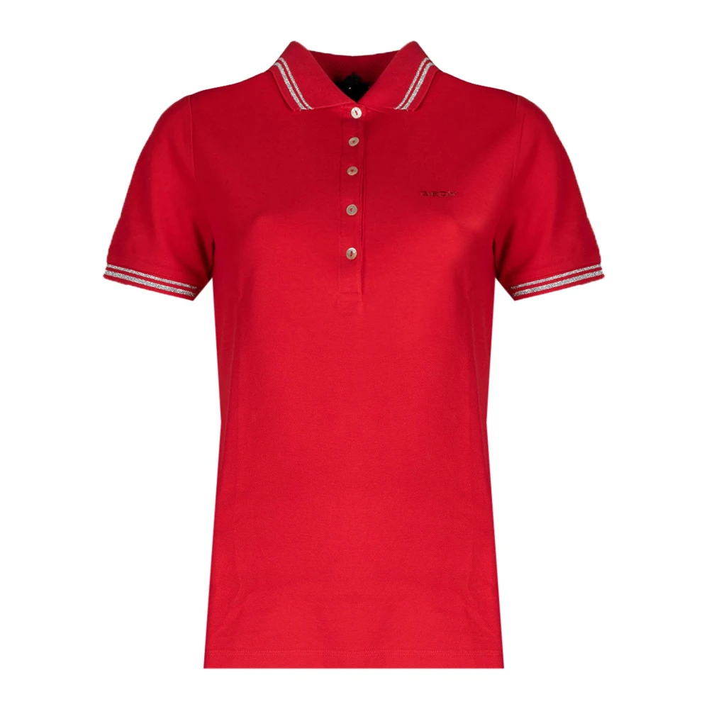 Geox Röd Pikétröja