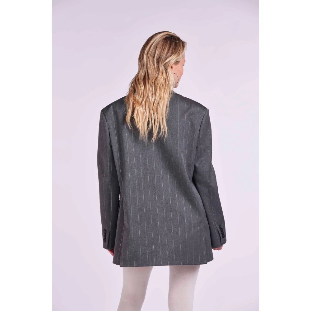 4Giveness Mini Geruite Rok met Portemonneezak Gray Dames