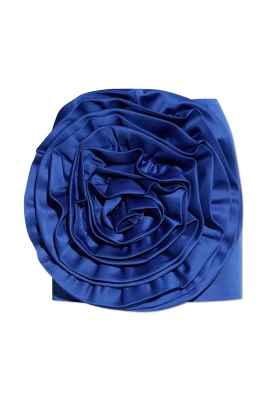 Satin Big Flower Skirt