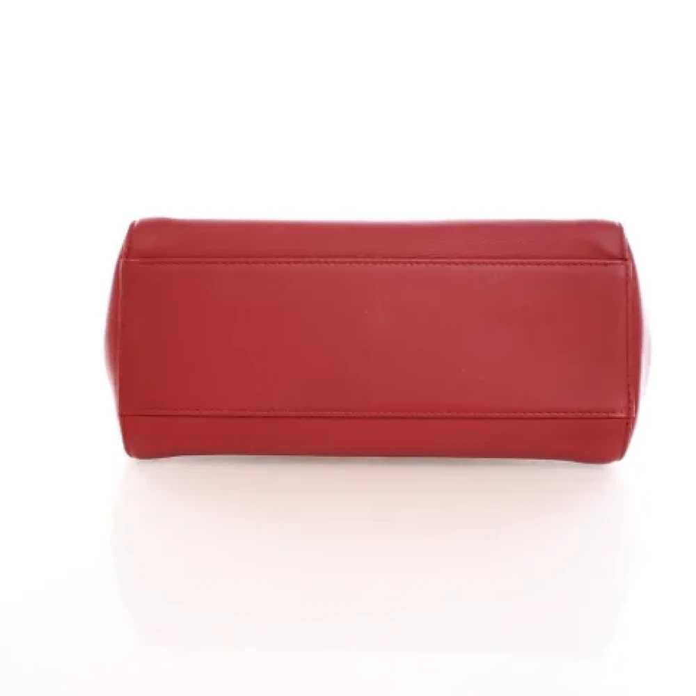 Fendi Vintage Pre-owned Leather fendi-bags Red Dames