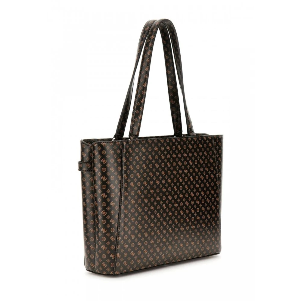 Guess Dames Arlena Logo Handtas Brown Dames