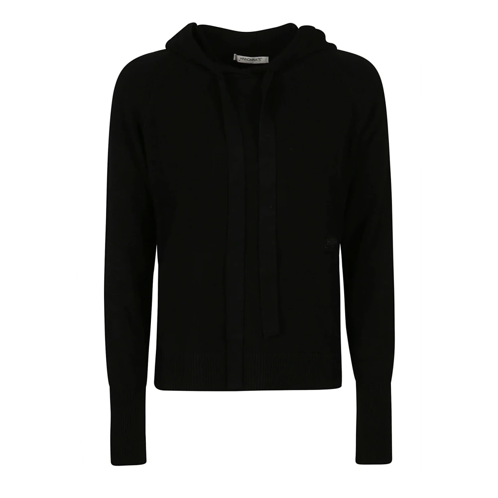 Hinnominate Stijlvolle Raglan Sweater Black Dames