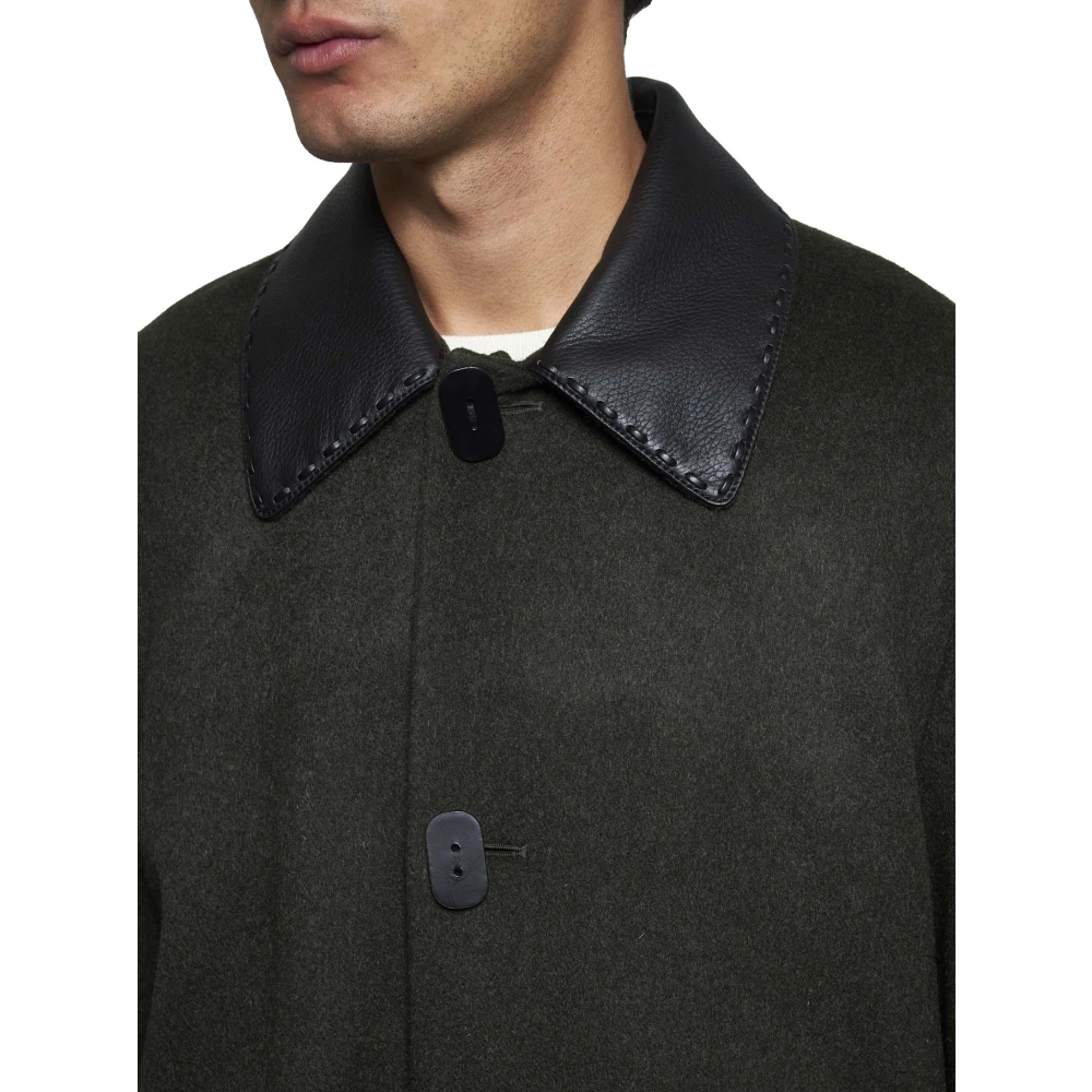 Fendi Stijlvolle Winterjassen Collectie Black Heren