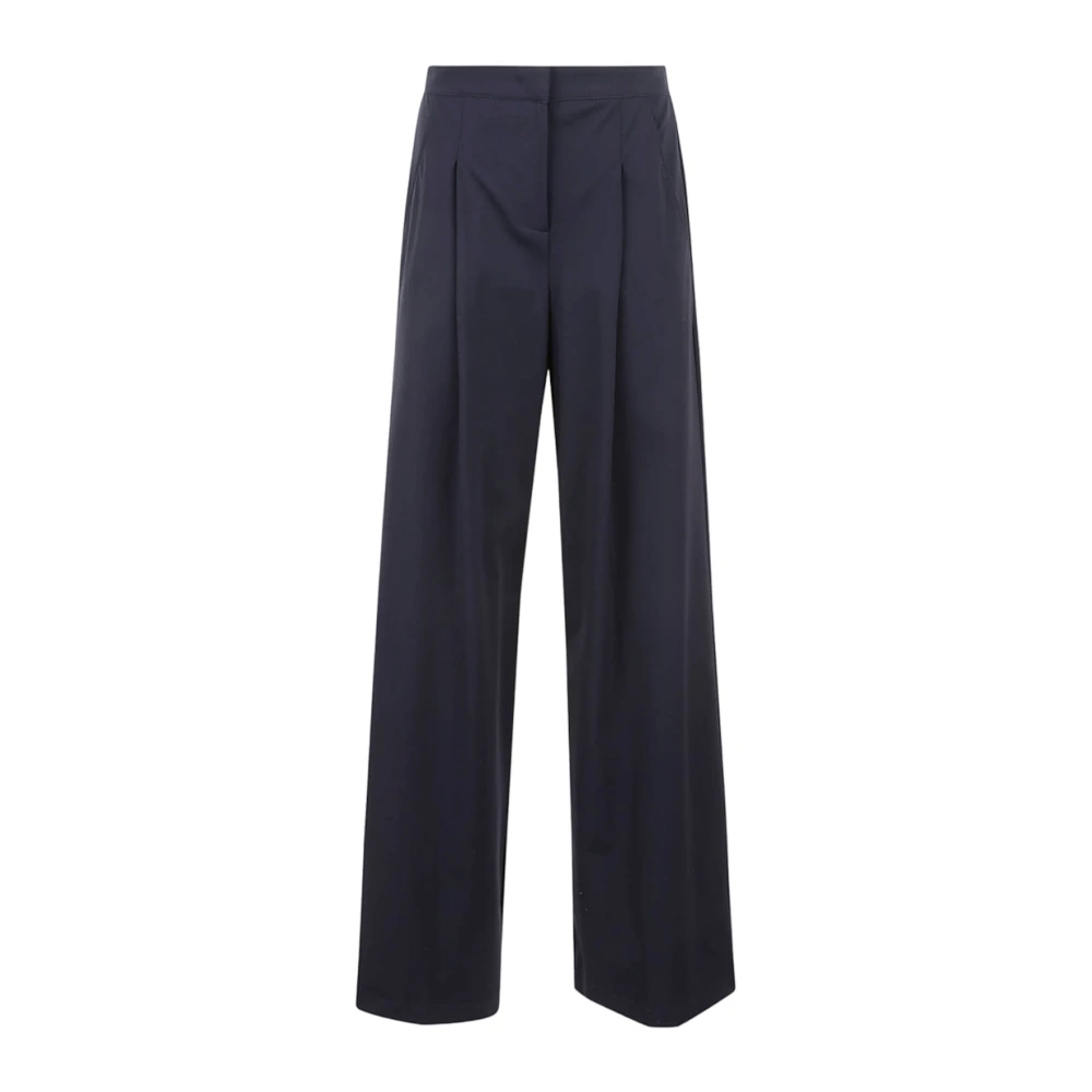 Max Mara Easywear Broek bonn Blue Dames