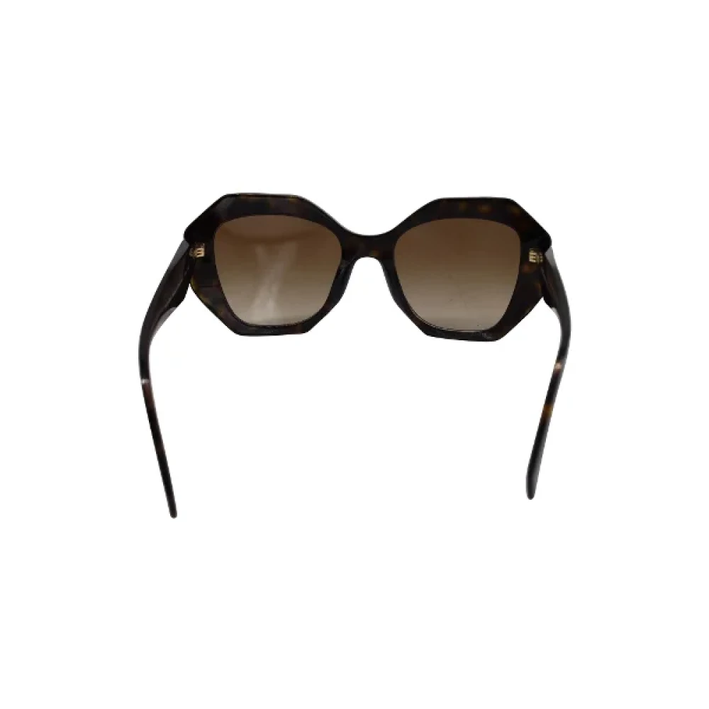Prada Vintage Pre-owned Acetate sunglasses Brown Dames