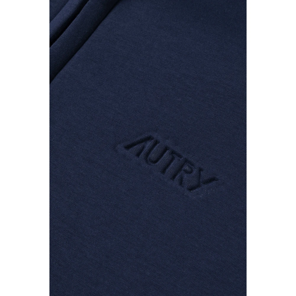 Autry Hooded Zip-through Jacket Blue Heren