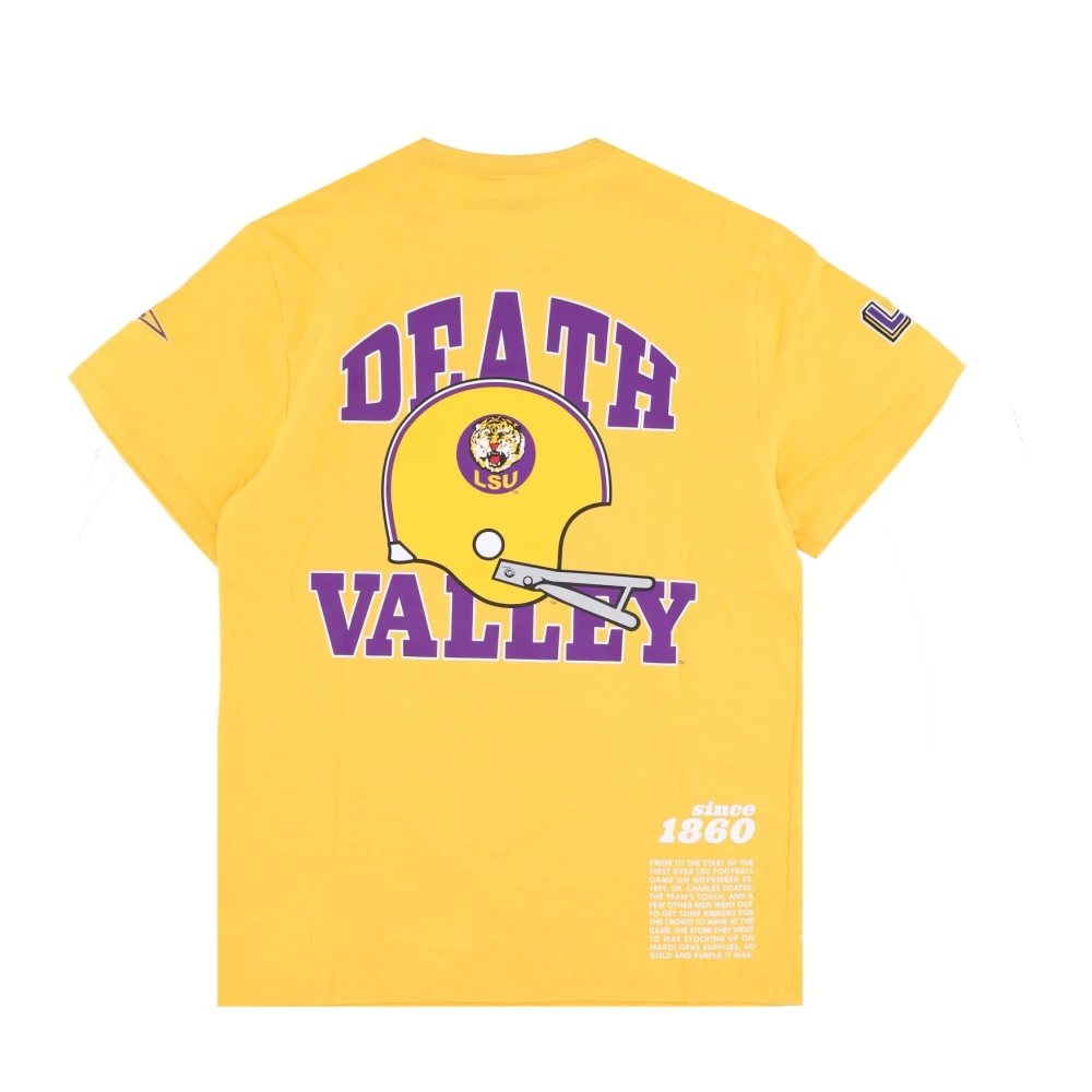 Mitchell & Ness LSU Tigers Basketball Team T-Shirt Yellow Heren