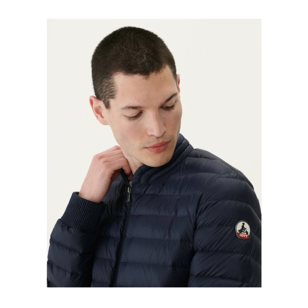 Jott Licht aansluitende gewatteerde jas Blauw Blue Heren