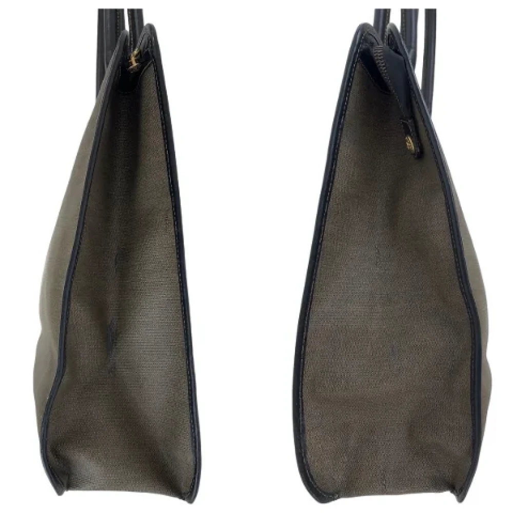 Fendi Vintage Pre-owned Canvas handbags Brown Dames