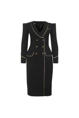 Double Breasted Blazer Dress