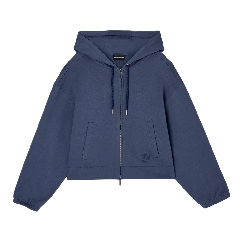 Emporio Armani Mujer Azul Sudaderas, Talla: M