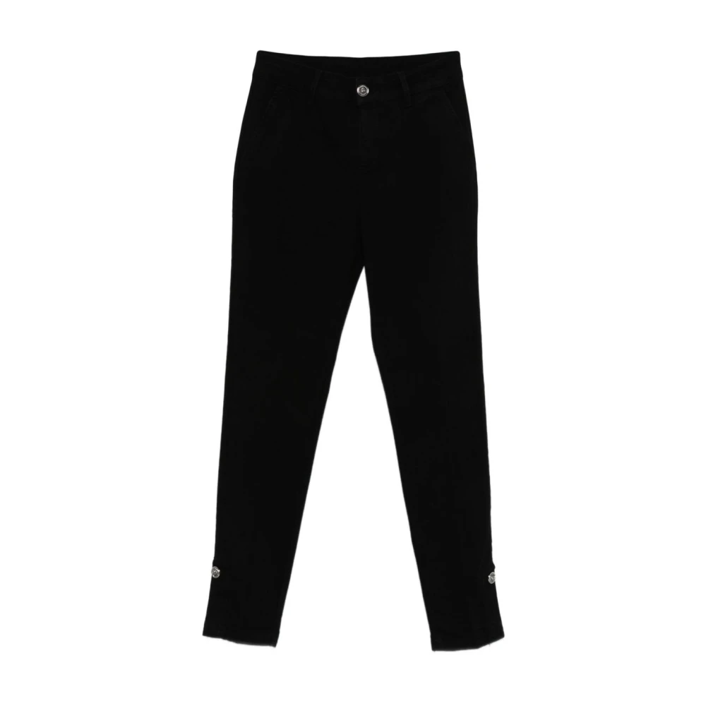 Liu Jo Donna Nero Pantaloni, W25, New,