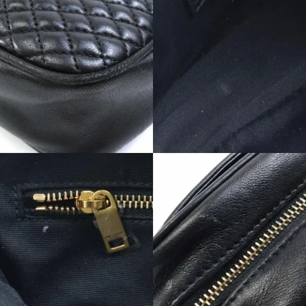 Yves Saint Laurent Vintage Pre-owned Leather shoulder-bags Black Dames
