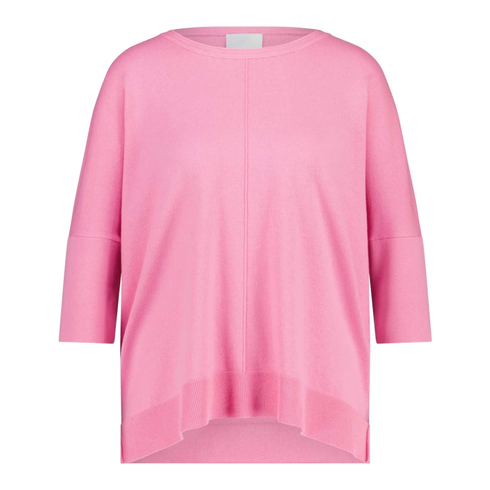 Allude Round-neck Knitwear Pink Dames