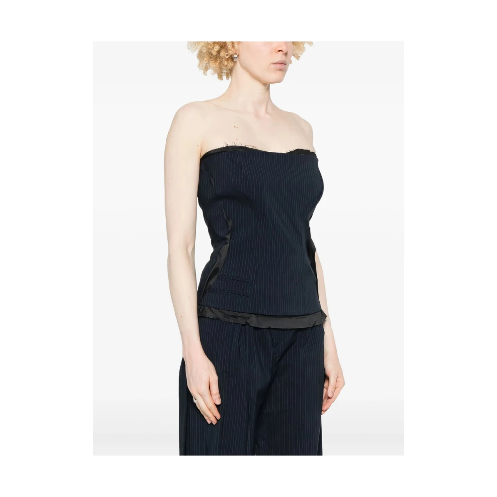 Ottolinger Navy Blue Bandeau Stijl Bodice Blue Dames