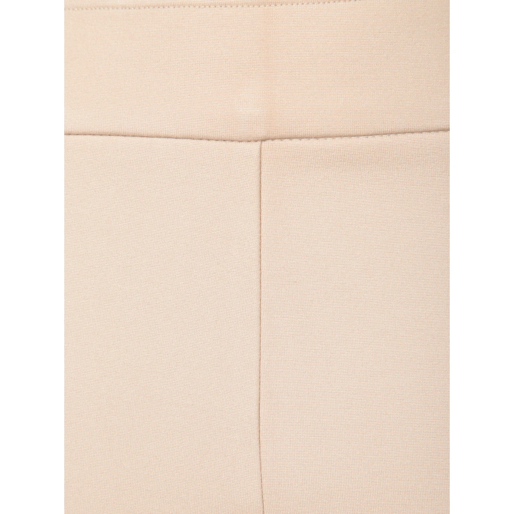 Blanca Vita Witte hoge taille trompetbroek Beige Dames