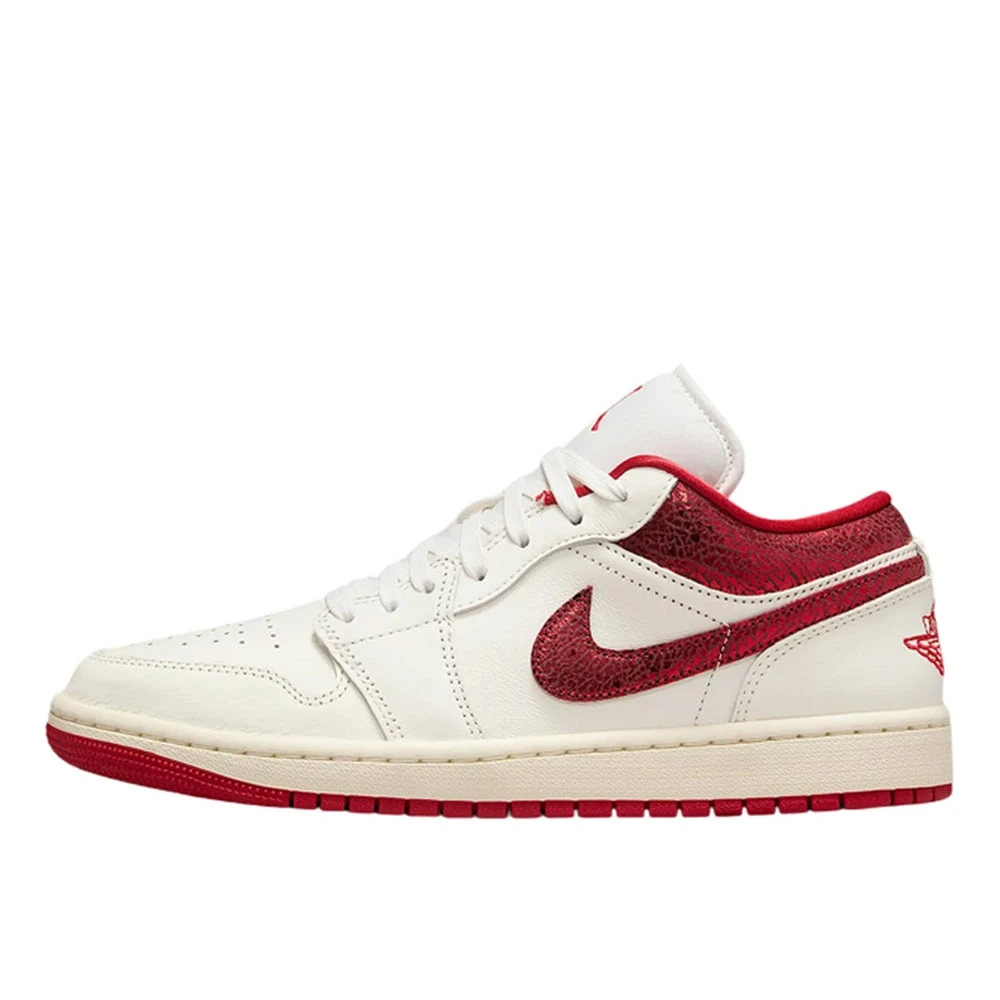 Jordan White Trainers, Female, 9 Uk, Air 1 Low Se Ruby