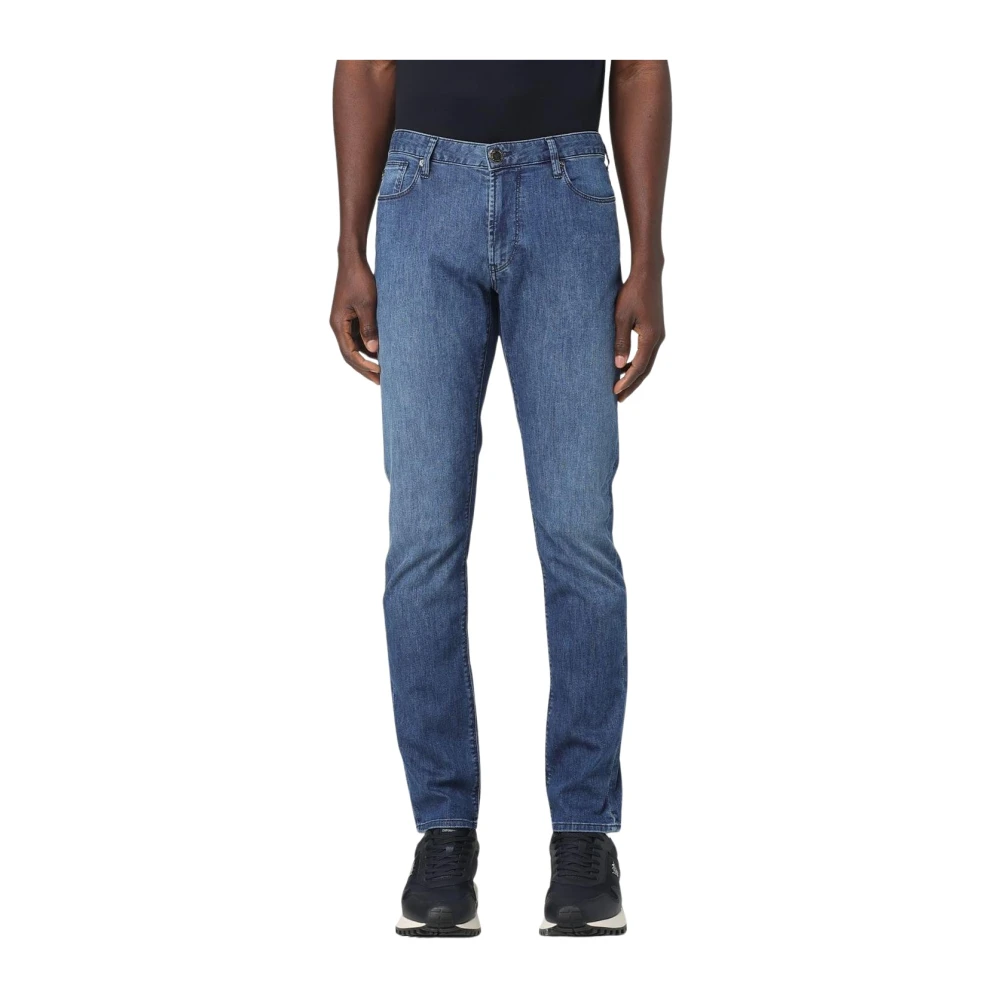 Emporio Armani Men's Blue Classic Denim Jeans