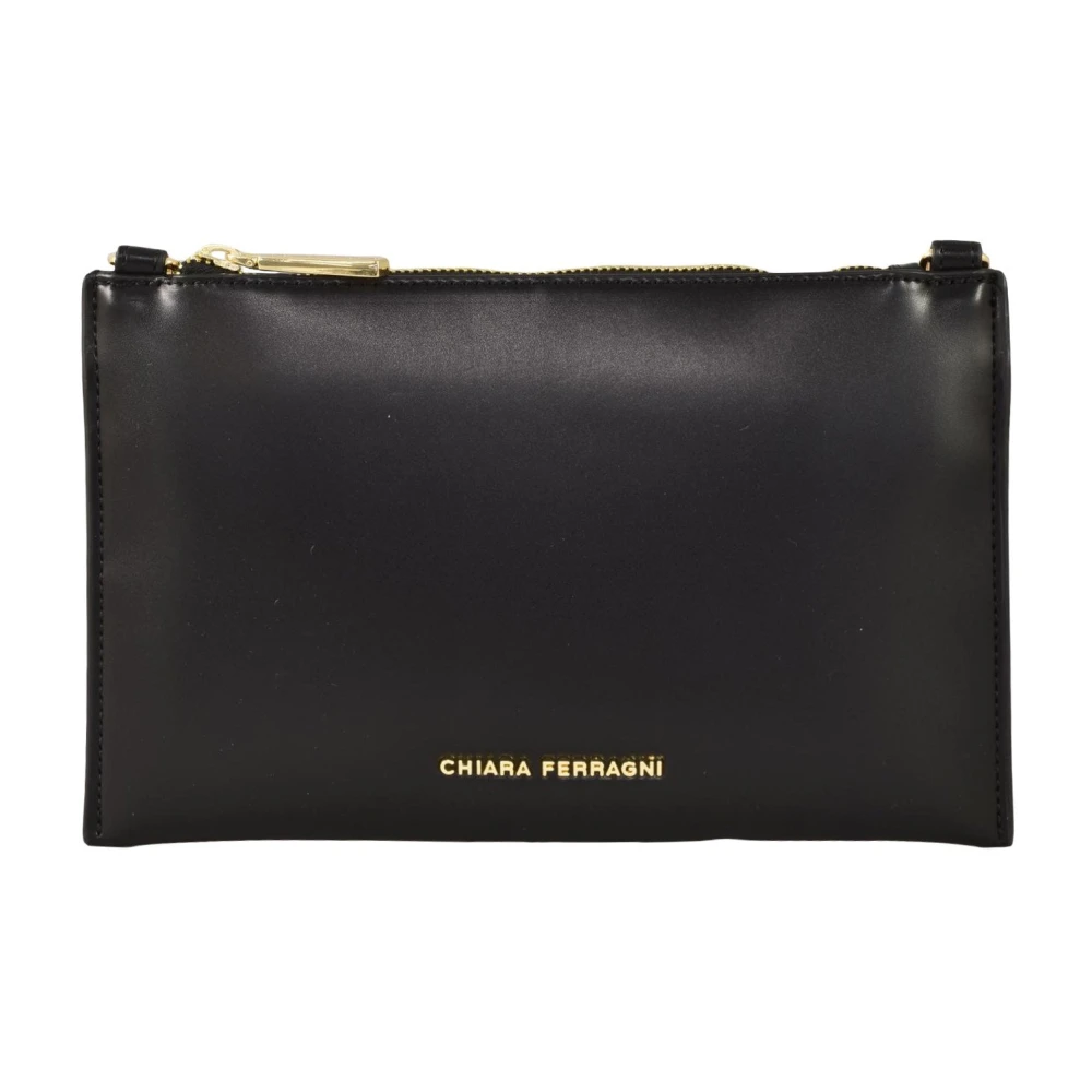 Chiara Ferragni Collection Stijlvolle Kaarthouder van Polyester Black Dames
