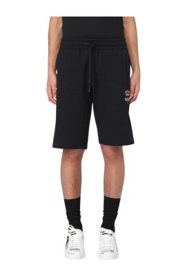 black-embroidered-bee-shorts