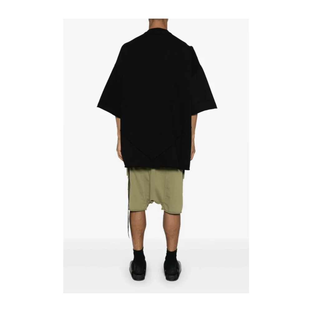 Rick Owens Zwarte Tommy T-Shirt Stijlvolle Casual Kleding Black Heren