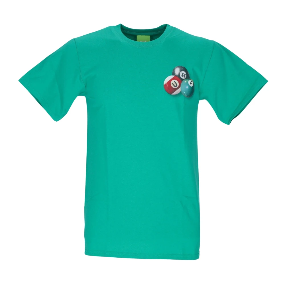 HUF Groene Dirty Pool Tee Korte Mouw Green Heren
