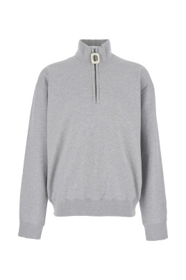 sweat-shirt-gris-a-col-montant-avec-broderie-logo