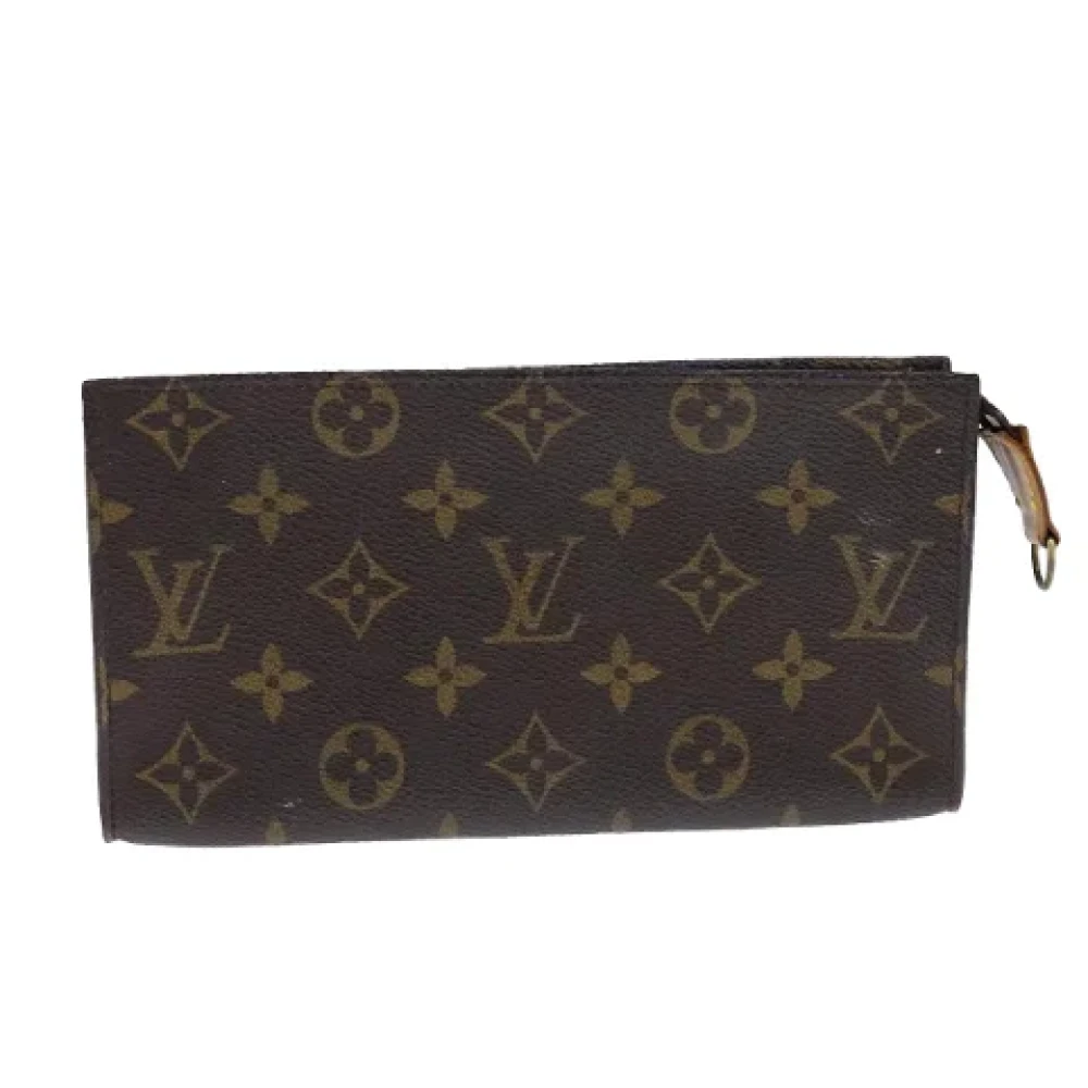 Louis Vuitton Vintage Pre-owned Canvas pouches Brown Dames