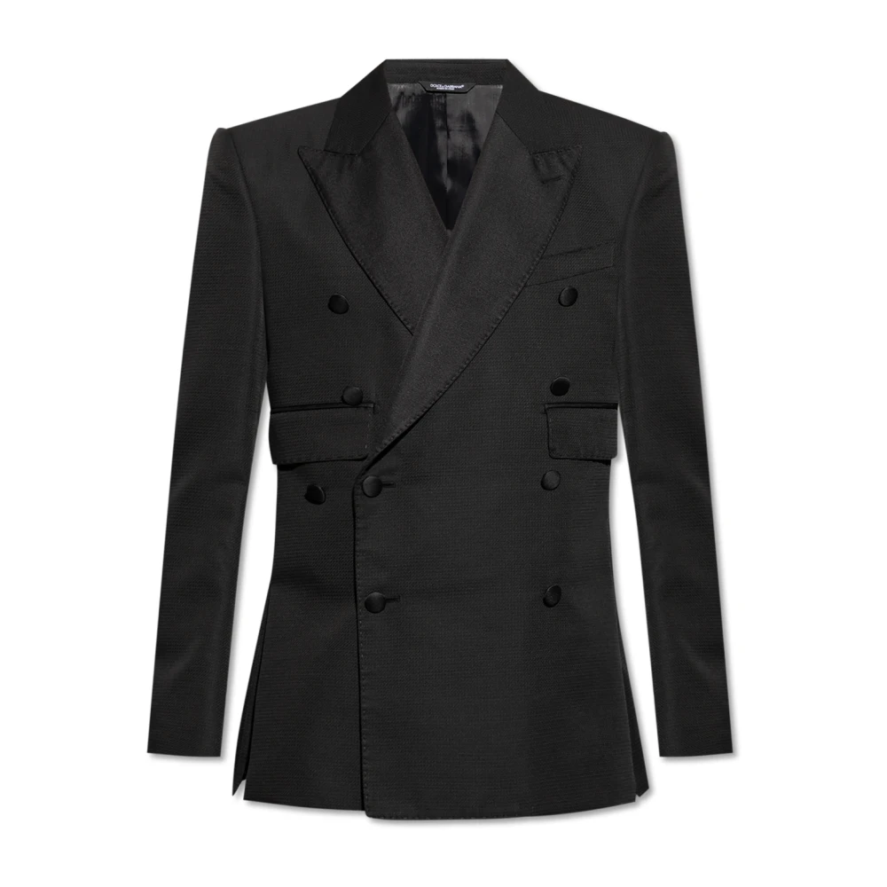Dolce & Gabbana Double-breasted blazer Black Heren