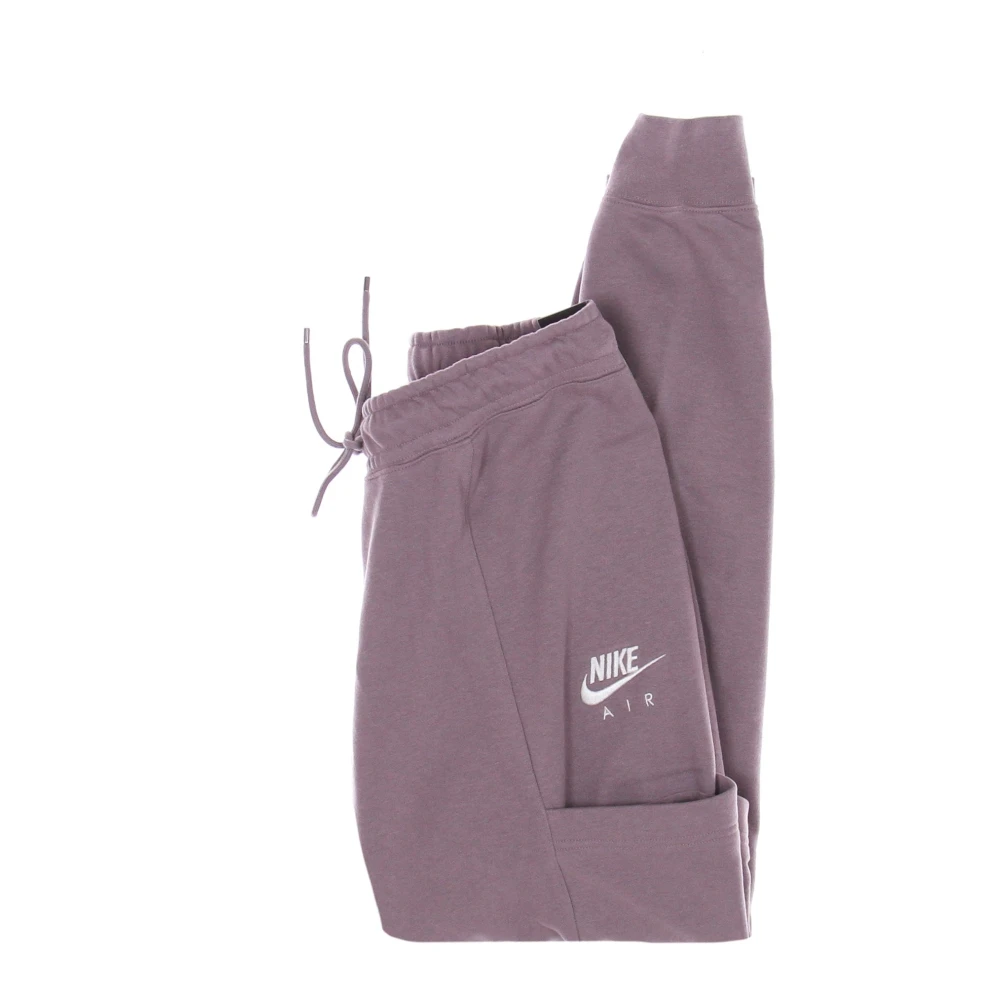 Nike Paarse Fleece Trainingsbroek Sportkleding Purple Dames