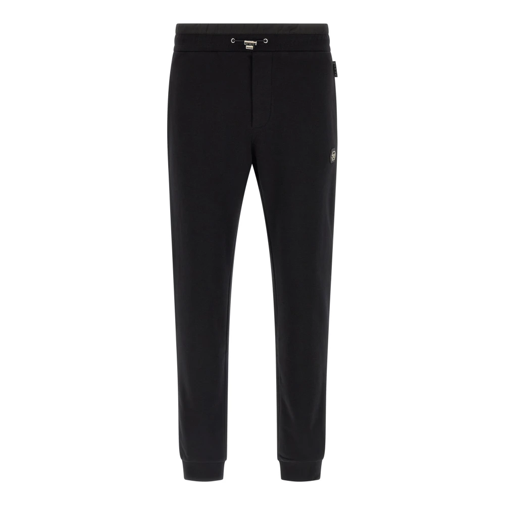 Philipp Plein Men's Black Sweatpants, M, Jogging Trousers Hexagon