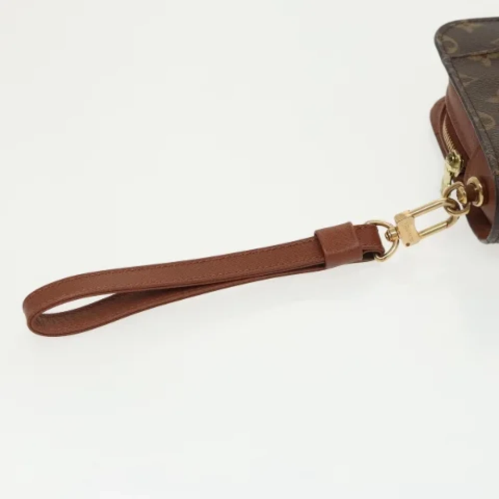 Louis Vuitton Vintage Pre-owned Canvas clutches Brown Dames