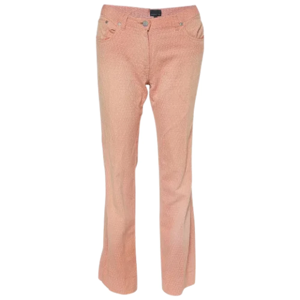 Fendi Vintage Pre-owned Denim jeans Pink Dames
