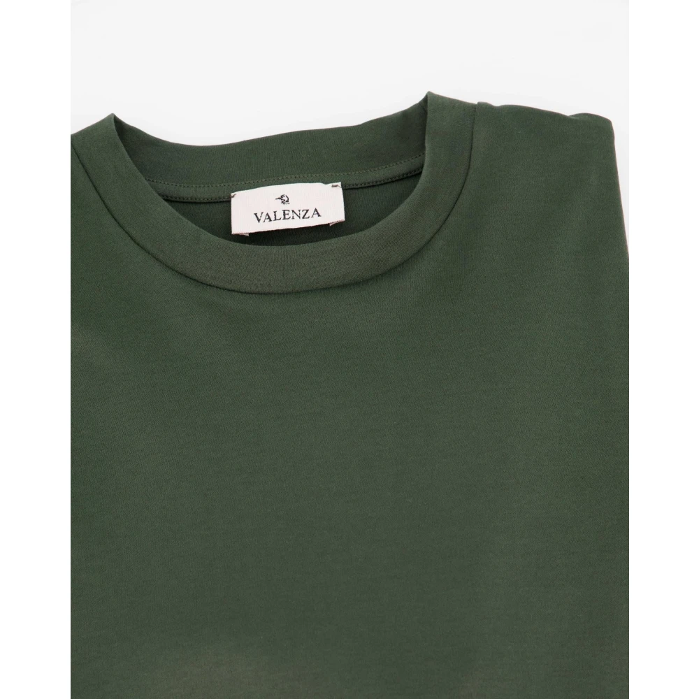 Valenza Interlock Supima T-Shirt Groen Green Heren