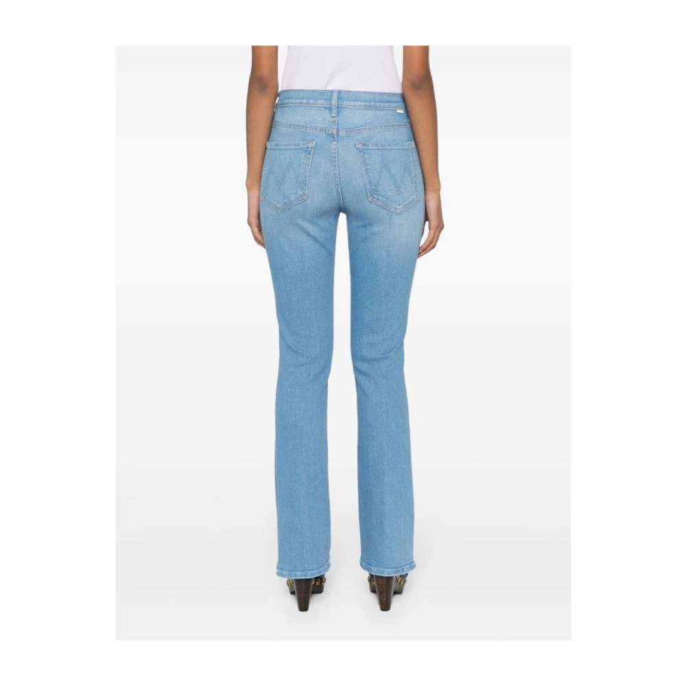 Mother The Outsider Sneak Bootcut Jeans Blue Dames
