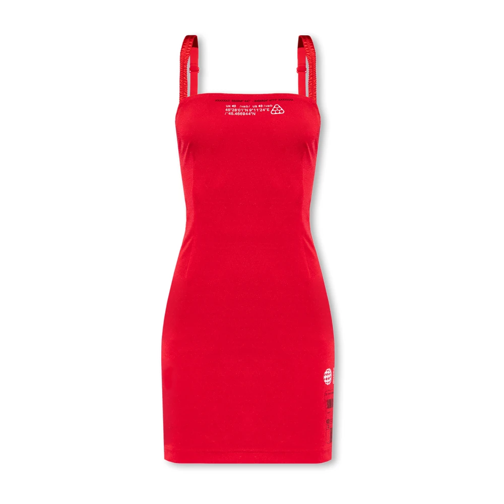 Dolce & Gabbana Bedrukte jurk Red Dames