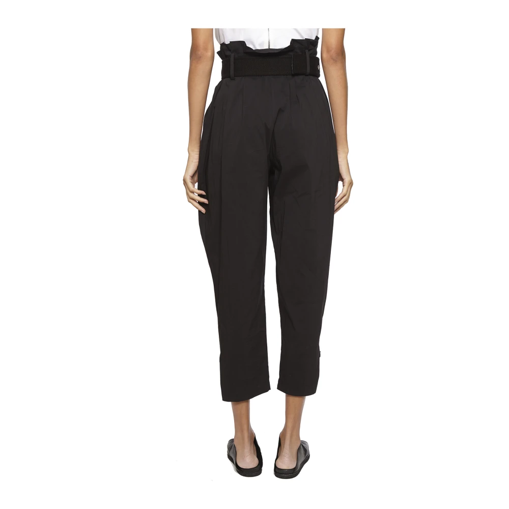NÜ Denmark Pantaloni hoge taille Black Dames
