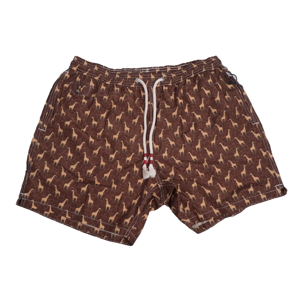 Mc2 Saint Barth Men's Brown Beachwear - Beachwear - Xl - Swimwear