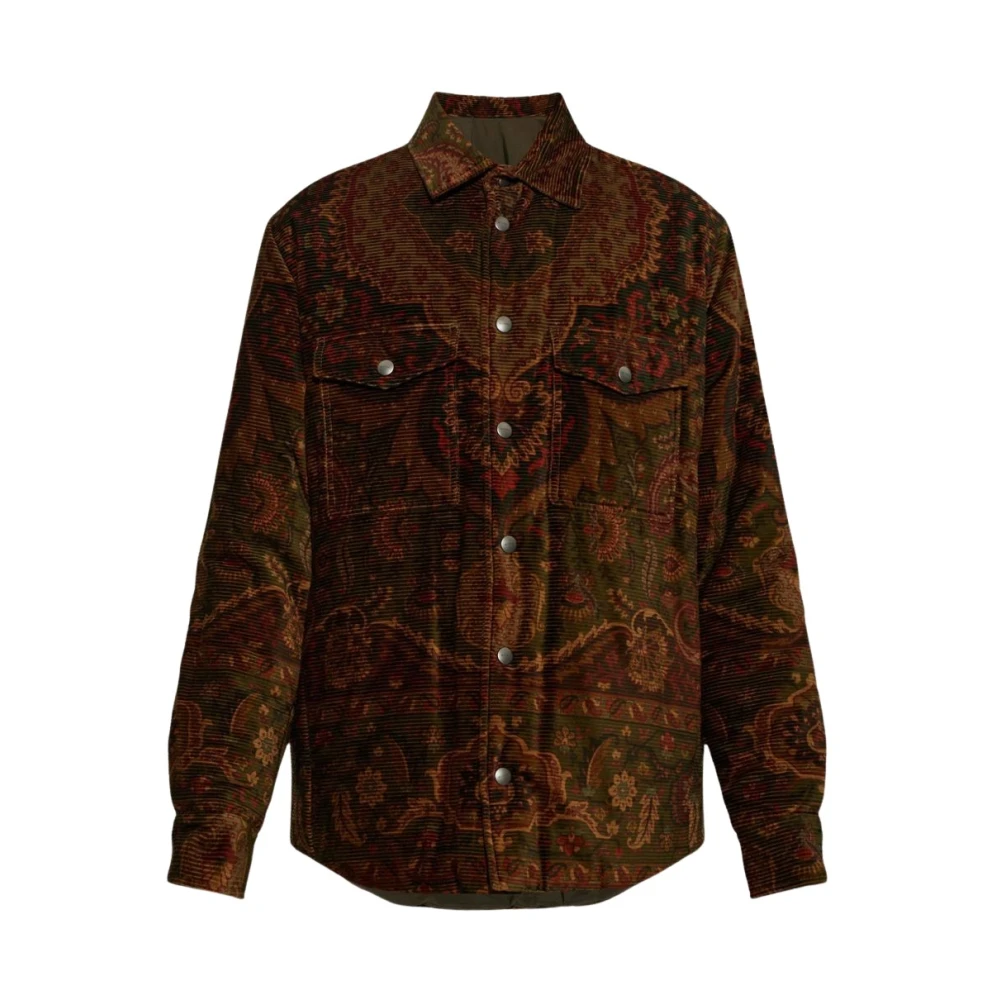Etro Light Jacket - Male - Light Jackets - Brown - M - Jackets