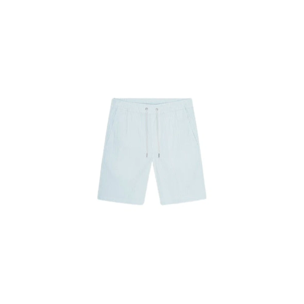 Nn07 Gestreepte Shorts voor Zomerse Dagen Blue Heren