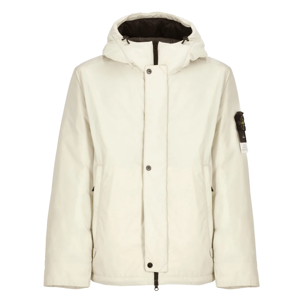Stone Island Groene Hoodie met Ritszakken Green Heren
